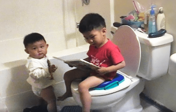 Me and Bro in early years